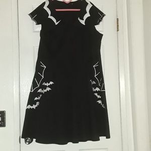 Plus Size Bat Dress Goth Vintage 3X  Runs Big!